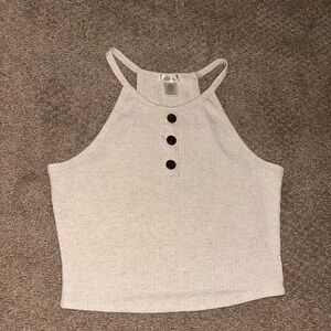 NWOT Ribbed Halter Style Crop Tank- Bozzolo - Size S